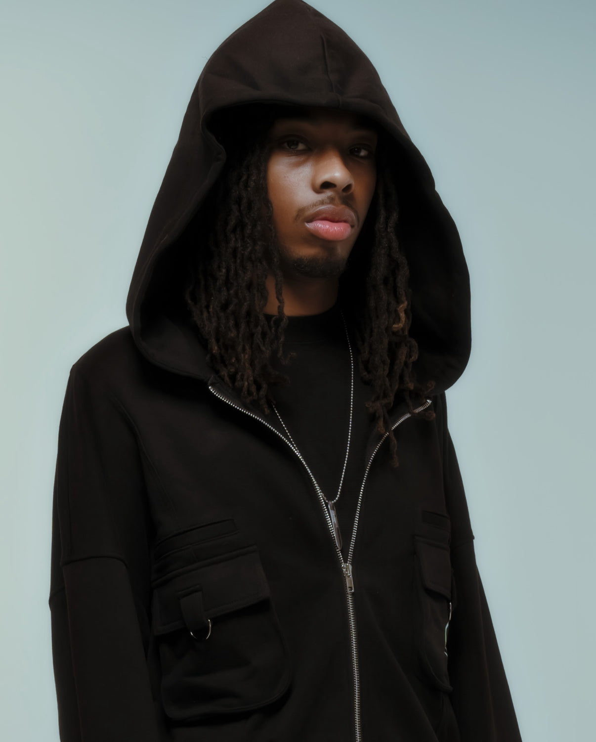 Prospera Black Camo Cargo Jacket