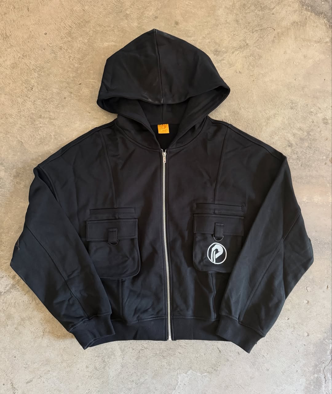 Prospera Black Camo Cargo Jacket