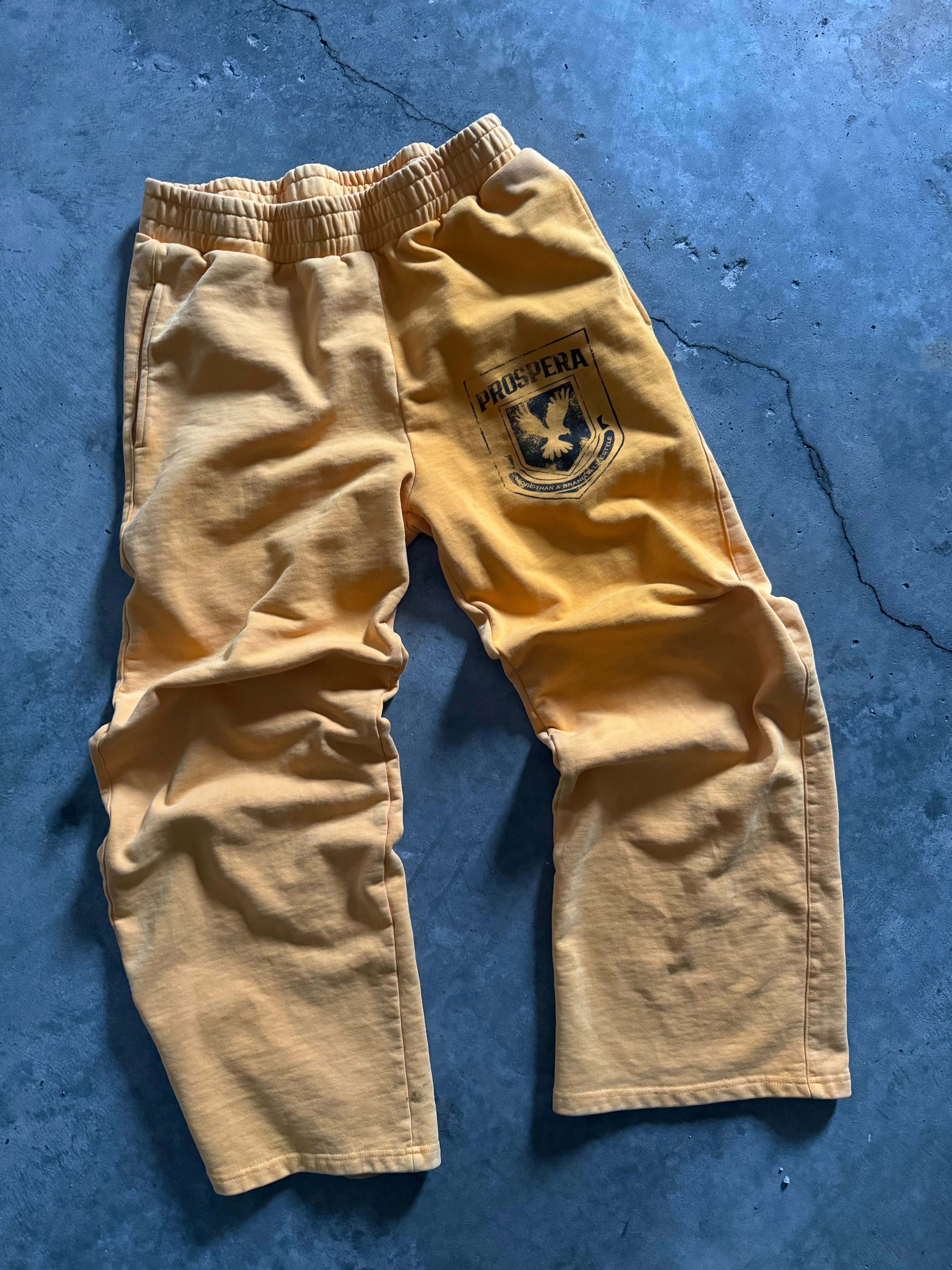 Prospera Yellow "Lifestyle" Sweat Pants