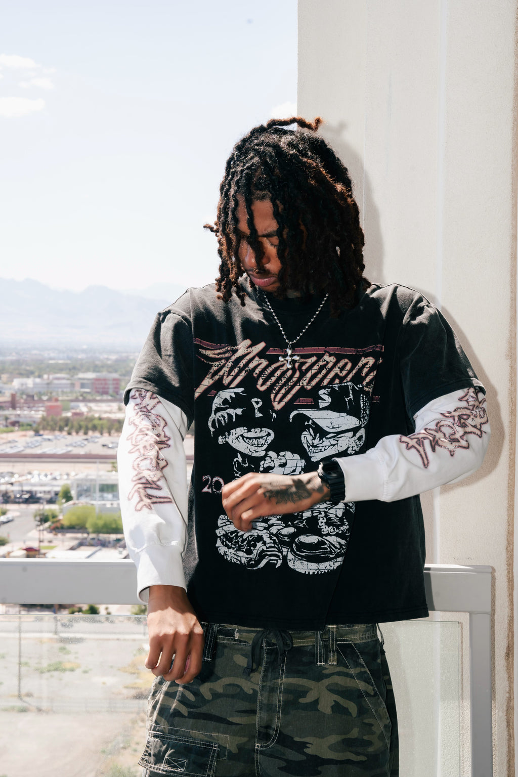 Prospera "Graffiti" Double Layer Tee