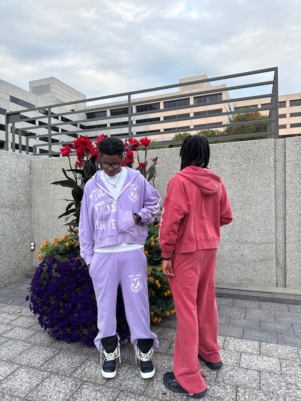 Prospera Purple "Lifestyle" Sweat Pants