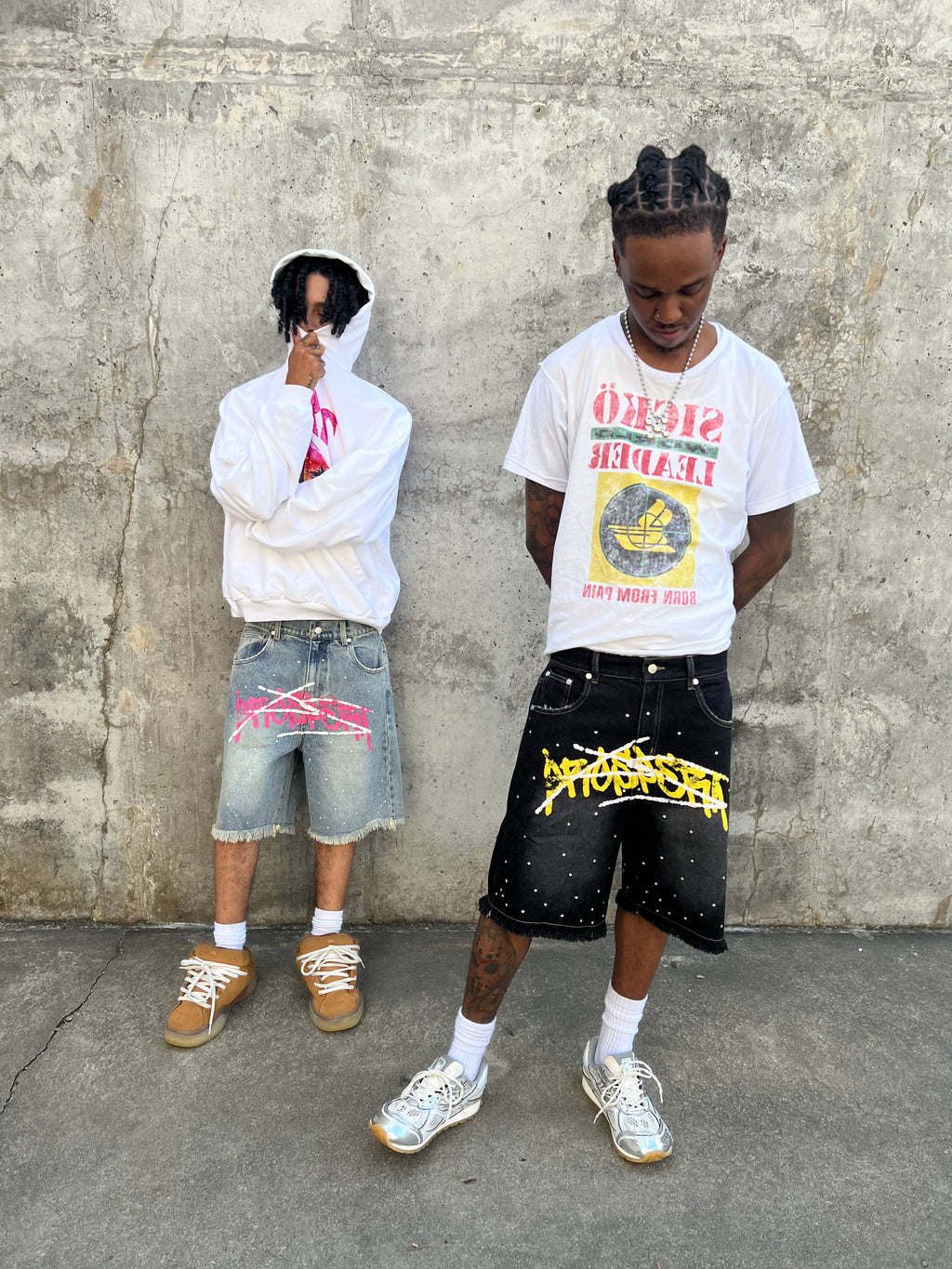 Prospera Pink "Graffiti" Jorts