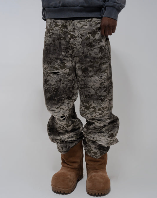 Prospera Double Layer Brown Camo Denim