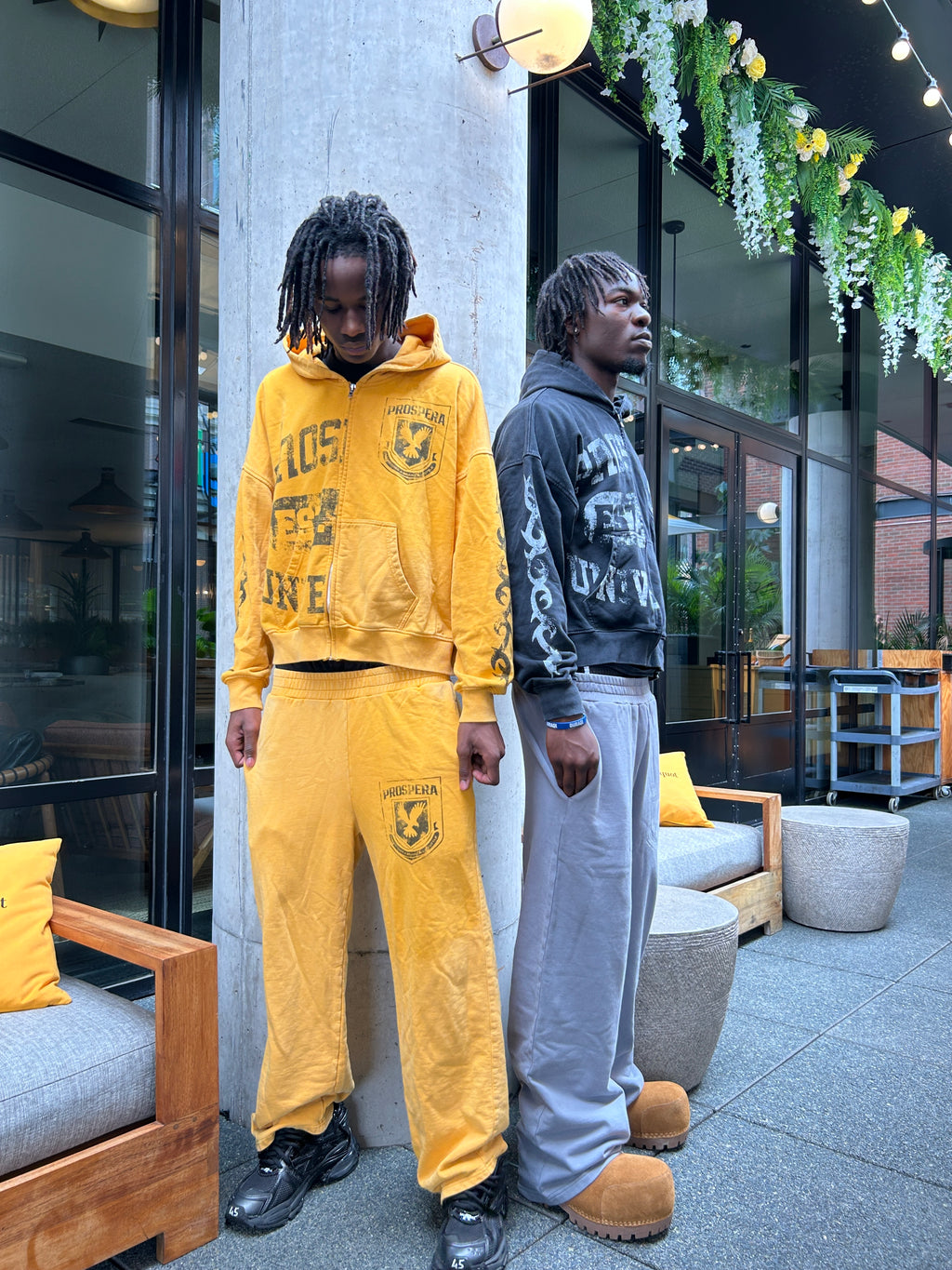 Prospera Yellow "Lifestyle" Sweat Pants