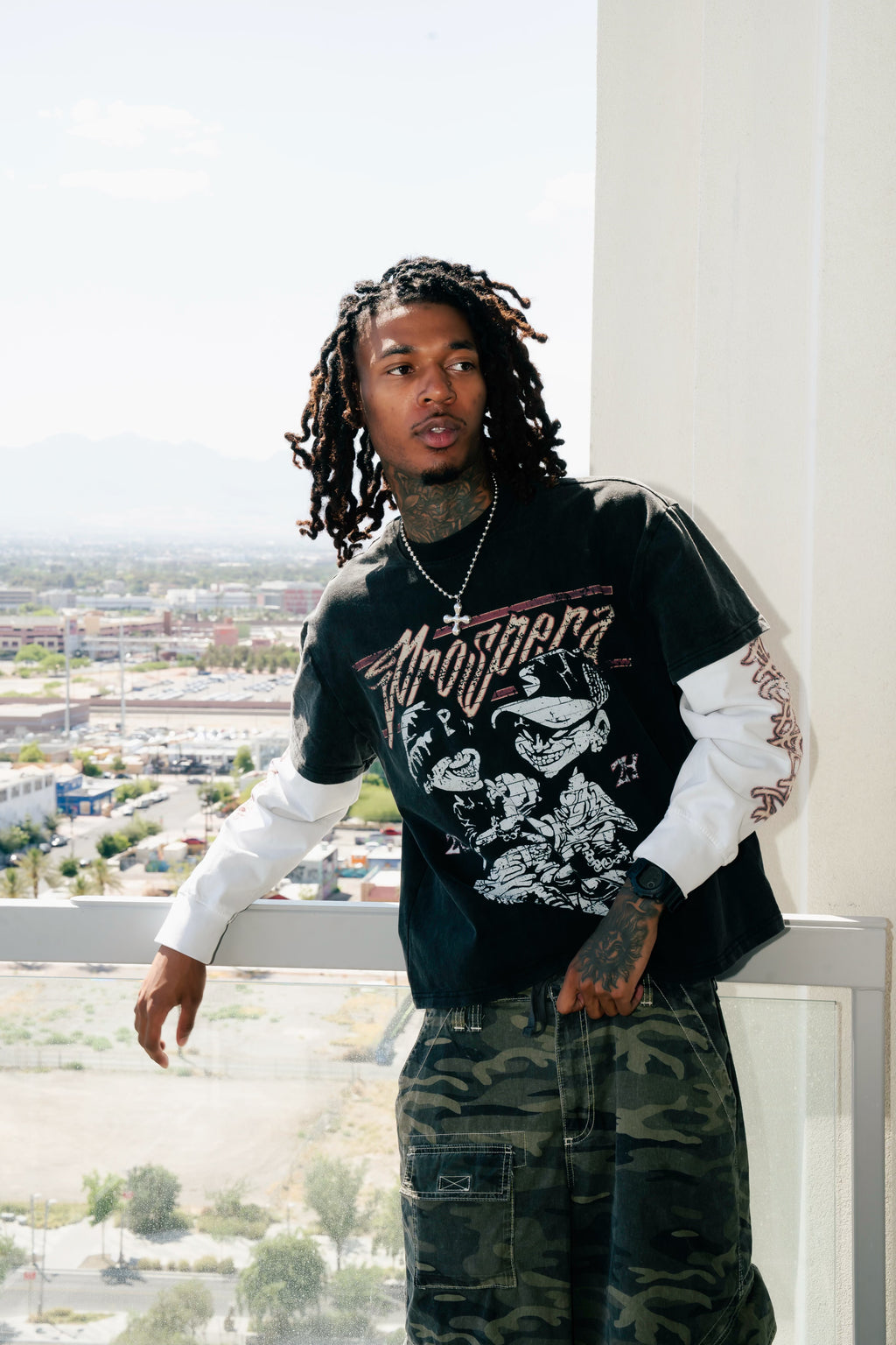 Prospera "Graffiti" Double Layer Tee