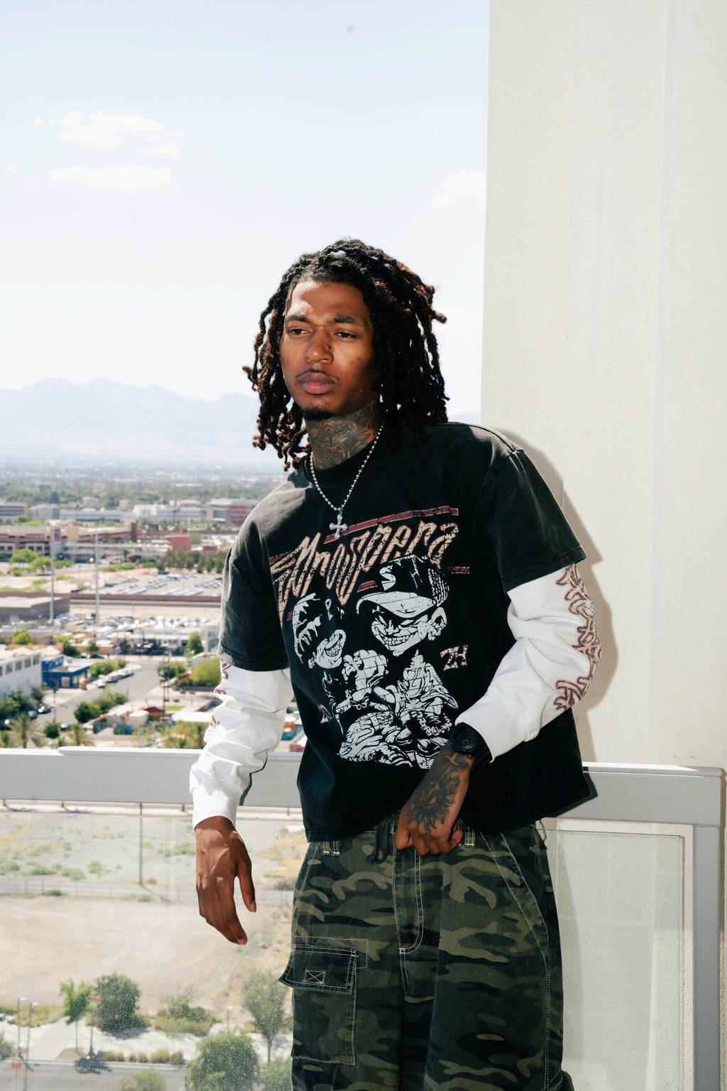 Prospera "Graffiti" Double Layer Tee