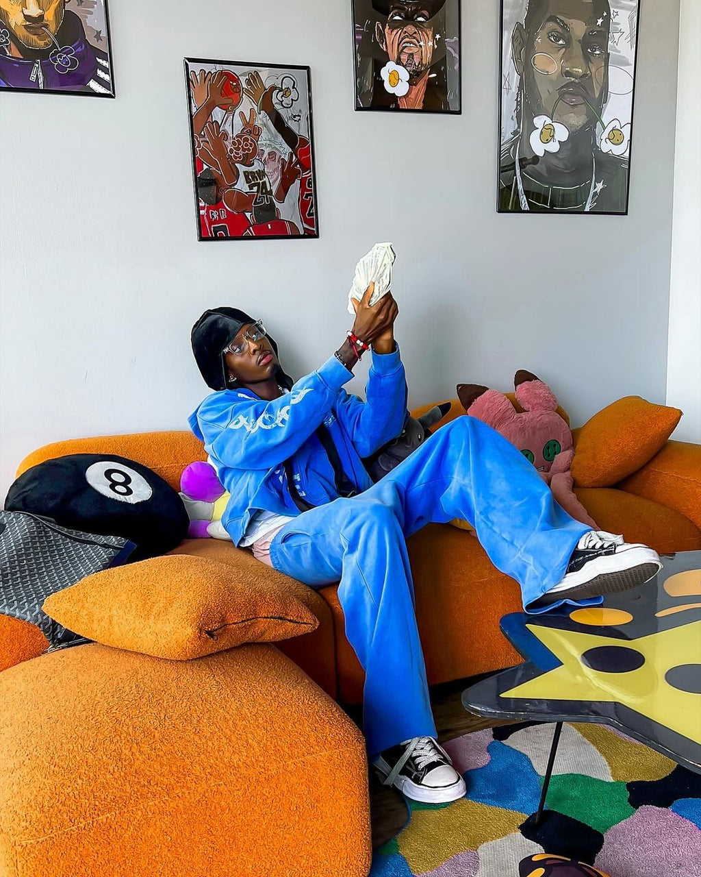 Prospera Blue "Statement" Pants