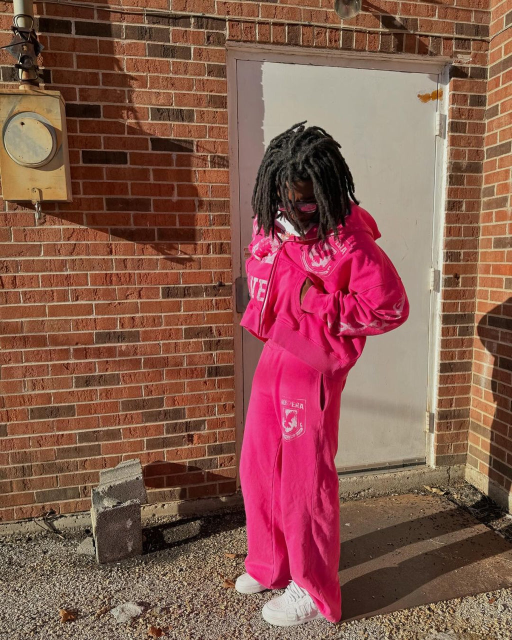 Prospera Pink "Statement" Sweat Pants