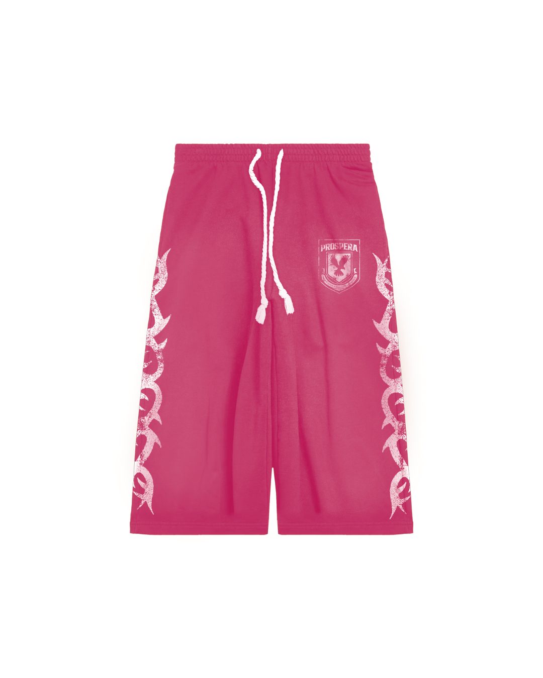Pink Prospera 3/4 Sweat Shorts