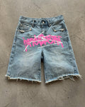 Prospera Pink "Graffiti" Jorts