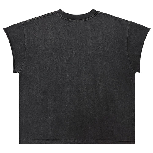 Black Prospera Sleeveless Tee