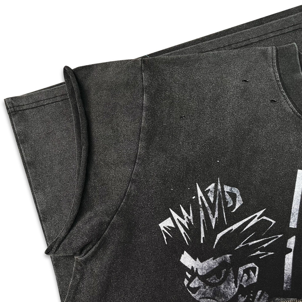 Black Prospera Sleeveless Tee