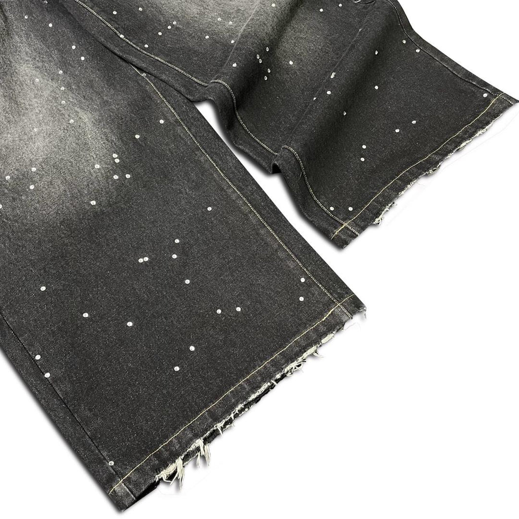 Black & Yellow Graffiti Denim